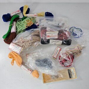 Spinnerin Persianna Wool Yarn Lot Assorted Colors Accessories Needlepoint Crafts